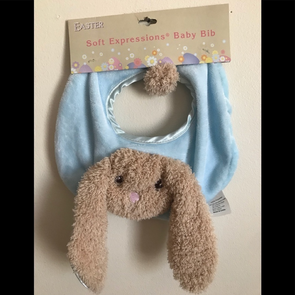 2013 Easter Bunny Soft Baby Bib